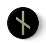 Nauthiz Rune gold buttons