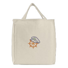 Nautical 4 Motif Canvas Bags
