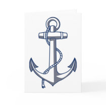 Nautical Anchor Greeting Card