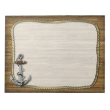 Nautical Anchor Scratch Pad