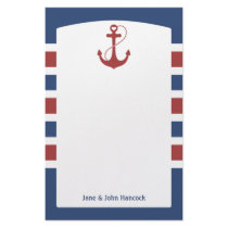 Nautical Anchor Stationery Paper