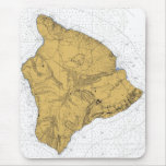 Nautical Chart Mouse Pad Hawaii