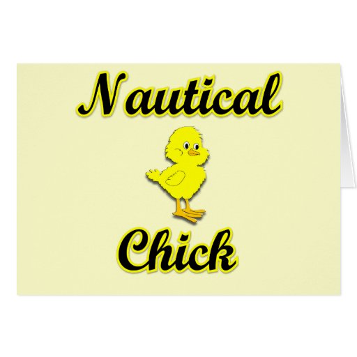 Nautical Chick Greeting Cards