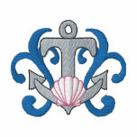 Nautical Crest embroidered shirts