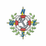 Nautical Crest embroidered shirts