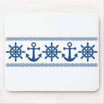 Nautical custom mousepad