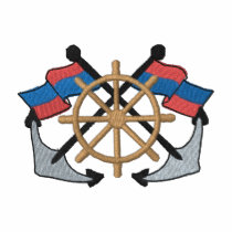 Nautical Design Embroidered Shirt
