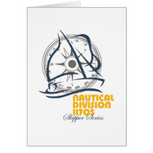 Nautical Divison Greeting Card