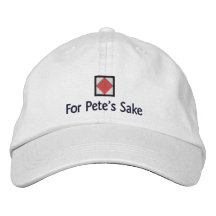 Nautical Flag "F" for pete's sake Baseball Cap