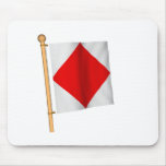 Nautical Flag 'F' Mouse Mat