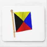 Nautical Flag 'Z' Mouse Mat