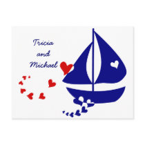 Nautical Love Postcard