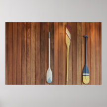 nautical oars poster
