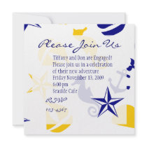 Nautical Scatter Personalized Announcement