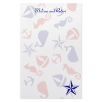 Nautical Scatter Stationery Paper