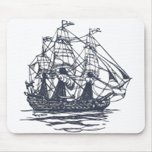 Nautical Ship Mousepad