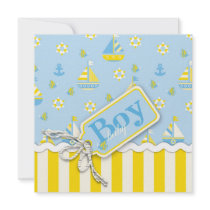 Nautical Square Invitation