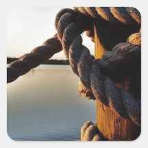 Nautical Square Stickers