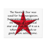 Nautical Star Postcard