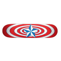 Nautical Star Skate Board Deck