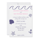 Nautical Wedding Invitation