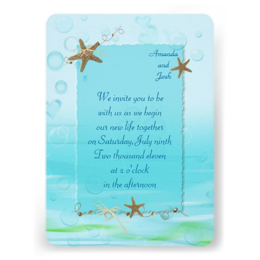 Nautical Wedding Invite