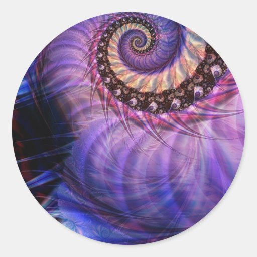 Nautilus Round Sticker