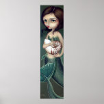Nautilus Shell Mermaid Art Print posters