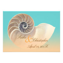 Nautilus, Wedding Invitations
