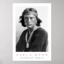 Navajo Boy Poster