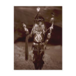 Navajo man in ceremonial dress postcards