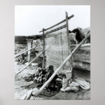 Navajo weavers, c.1914 print