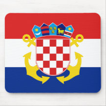Naval Ensign Croatia, Croatia Mouse Pad