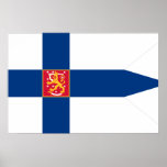 Naval Ensign Of Finland, Finland flag Posters