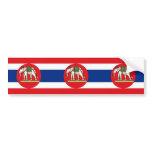 Naval Ensign Of Thailand, Thailand flag Bumper Sticker