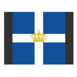Naval Jack Kingdom Greece, Greece Post Cards