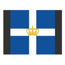 Naval Jack Kingdom Greece, Greece Post Cards