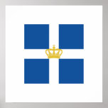 Naval Jack Kingdom Greece, Greece Posters