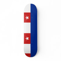 Naval Jack Of Cuba, Croatia flag Skate Board