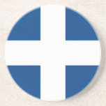 Naval Jack Of Greece, Greece flag Coasters