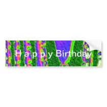 NAVEEN Happy Birthday Collection Bumper Stickers