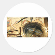 Navigating Round Sticker