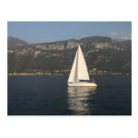 Navigation sur le lac Como Carte Postale