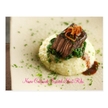 Navio Cabernet Braised Short Ribs Post Card