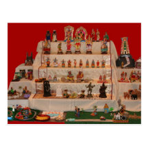 Navratri Golu, un festival de poupée Carte Postale