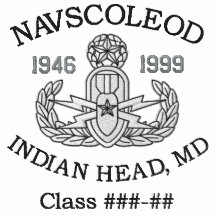 NAVSCOLEOD Master Embroidered Shirt