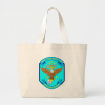 Navy 7th Fleet Emblem Tote Bags