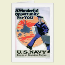 Navy - A Wonderful Opportunity (US02294) cards
