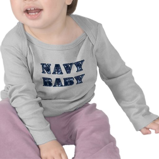 Navy Baby T Shirt