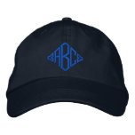 Navy Blue Custom Monogrammed Embroidered Hat embroidered hats